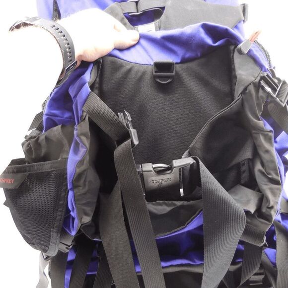 Osprey 90s Vector One Ariel Backpack‎ Black Blue USA Made 40x70x25cm main image 7